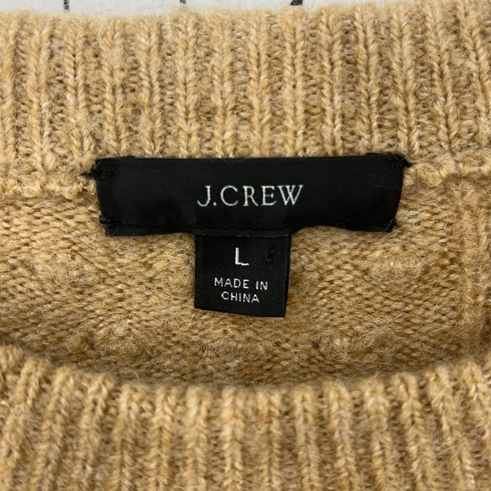 J.Crew acrylic wool alpaca blend sweater L